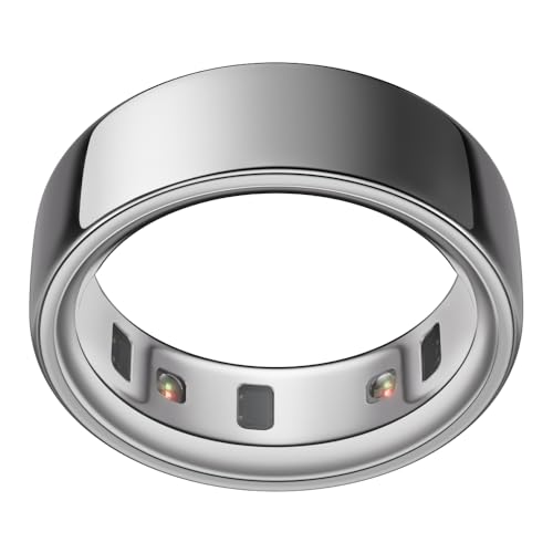 OURA Ring 4 Smart Ring - Silver - Size 8