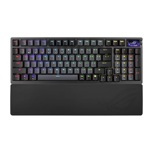 ASUS ROG Azoth 96 HE Wireless Hall Effect Gaming Keyboard, PBT Keycaps