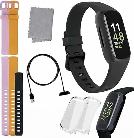 Sponsored Ad - Fitbit Inspire 3 Health & Fitness Tracker Bundle - with Stress Management