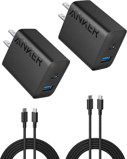 Anker Phone Charger, 20W USB C Charger Block, Type C Charger Fast Charging | For iPhone 18