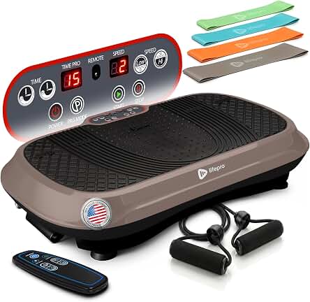 Lifepro Waver Vibration Plate Exercise Machine with 99 Speeds & 10 Presets