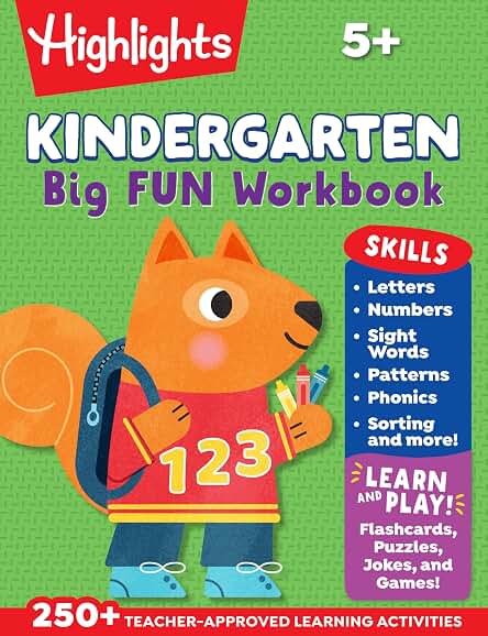 Kindergarten Big Fun Workbook: Prep Workbook with Kindergarten Learning Activities